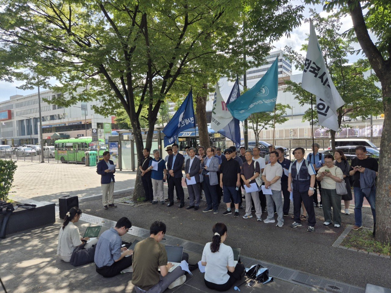 7월 29일, 방첩사 기록물 공개를 촉구한 강녹진 기자회견